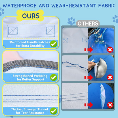 Herding Ball for Dogs and Horses - 18" Jolly Ball for Dogs, Blue Medium-Fx-20250618