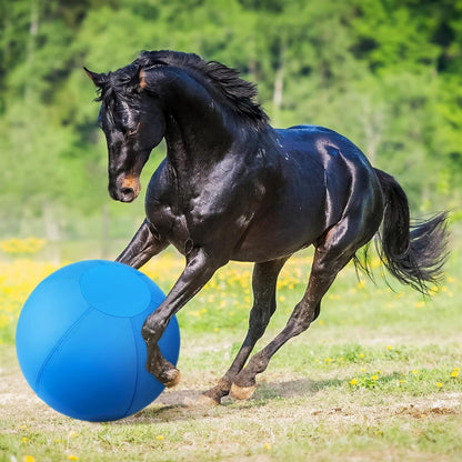 Herding Ball for Dogs and Horses - 18" Jolly Ball for Dogs, Blue Medium-Fx-20250618