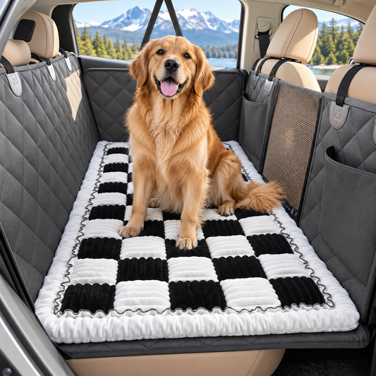 Dog Car Back Seat Bed
