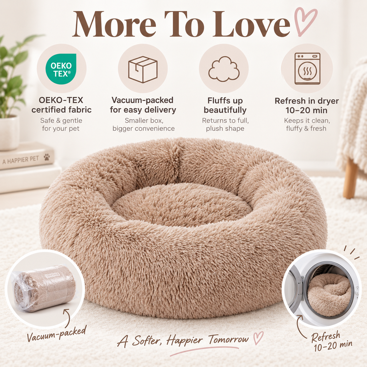Calming Donut Dog Bed
